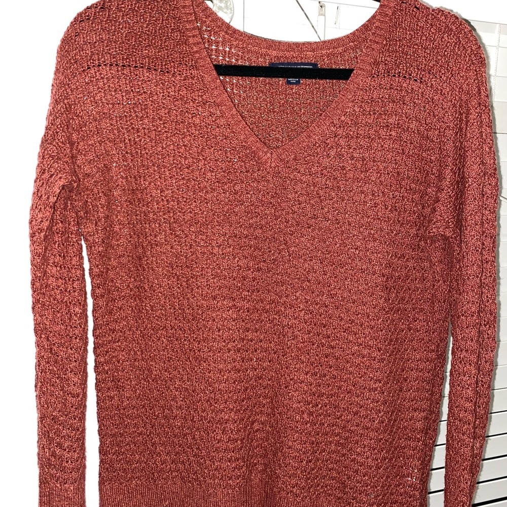 american eagle v-neck sweater